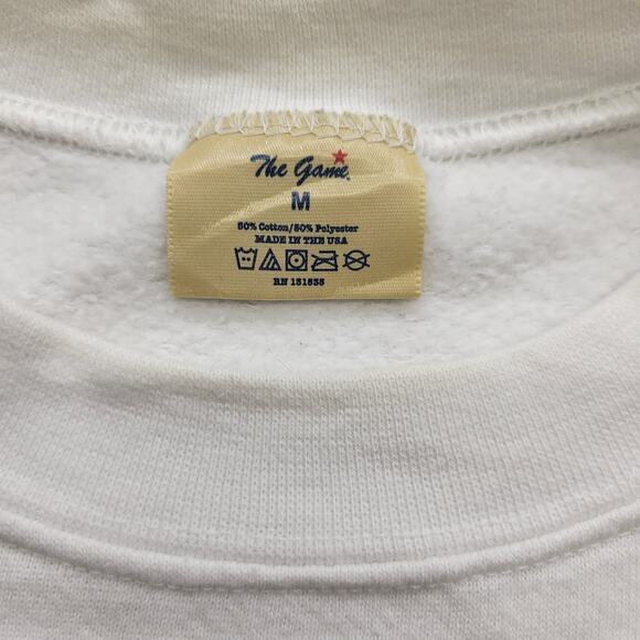 Vintage The Game North Carolina State University PullOver Sweatshirt Mens Medium - Picture 6 of 7